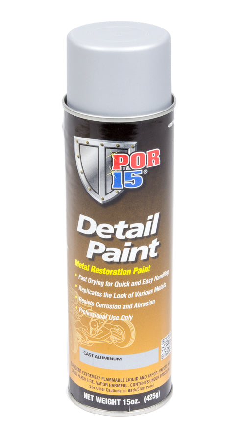 POR-15 Detail Paint Cast Alumin um 15oz Aerosol POR41618