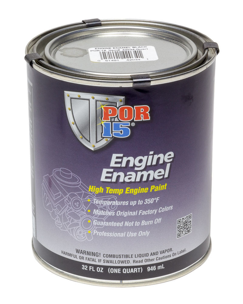 POR-15 Engine Enamel Black Quart POR42034