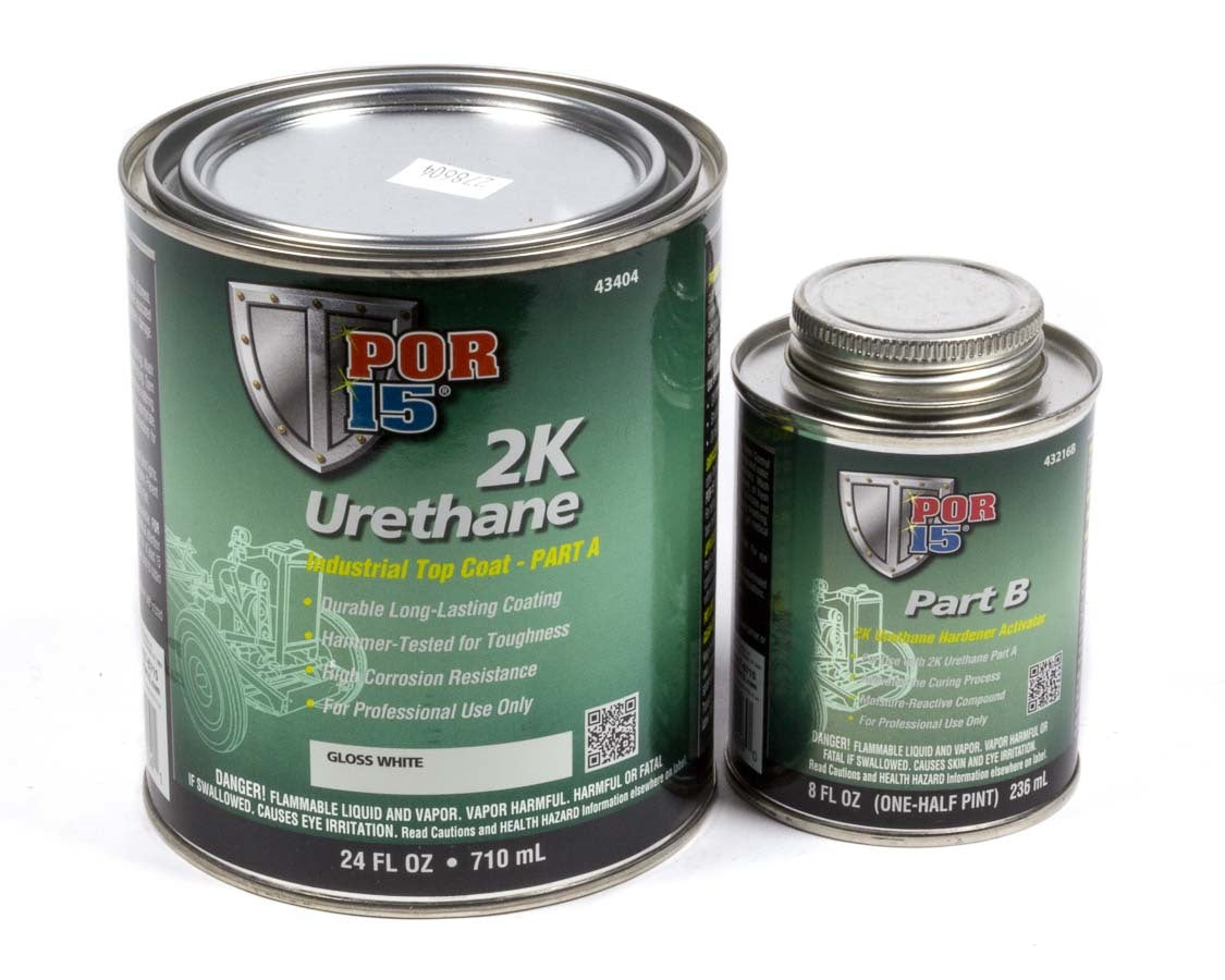 POR-15 2K Urethane White Quart POR43404