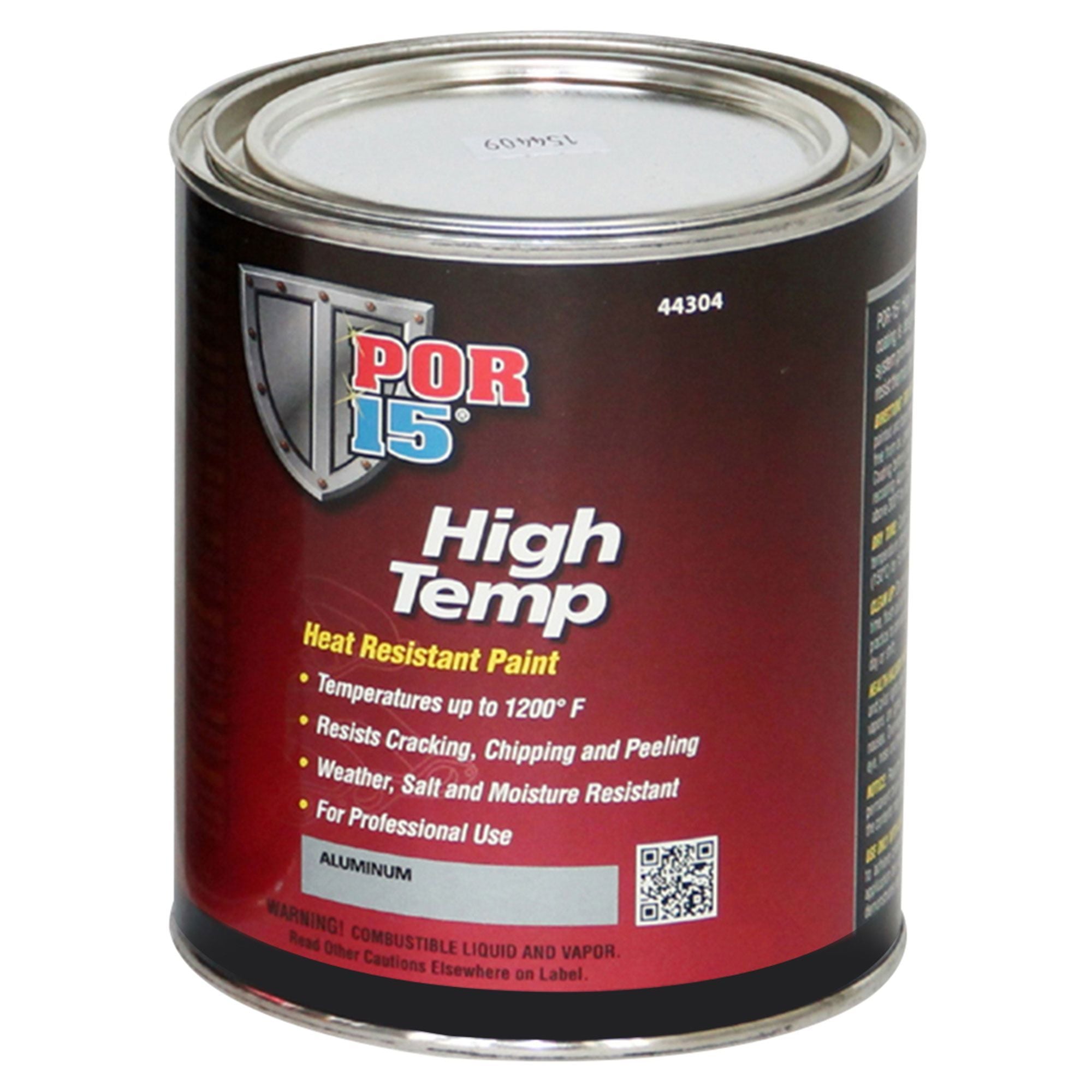 POR-15 High Temperature Aluminu m Paint Quart POR44304