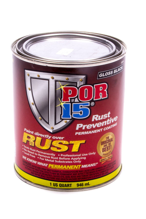 POR-15 POR-15 Paint Quart Gloss Black POR45004