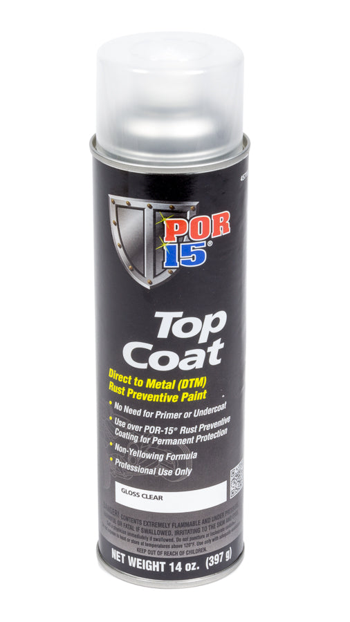 POR-15 Top Coat Clear 14oz Aerosol POR45718