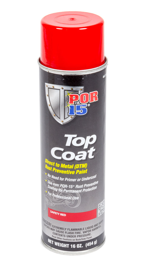 POR-15 Top Coat Safety Red 16oz Aerosol POR46118