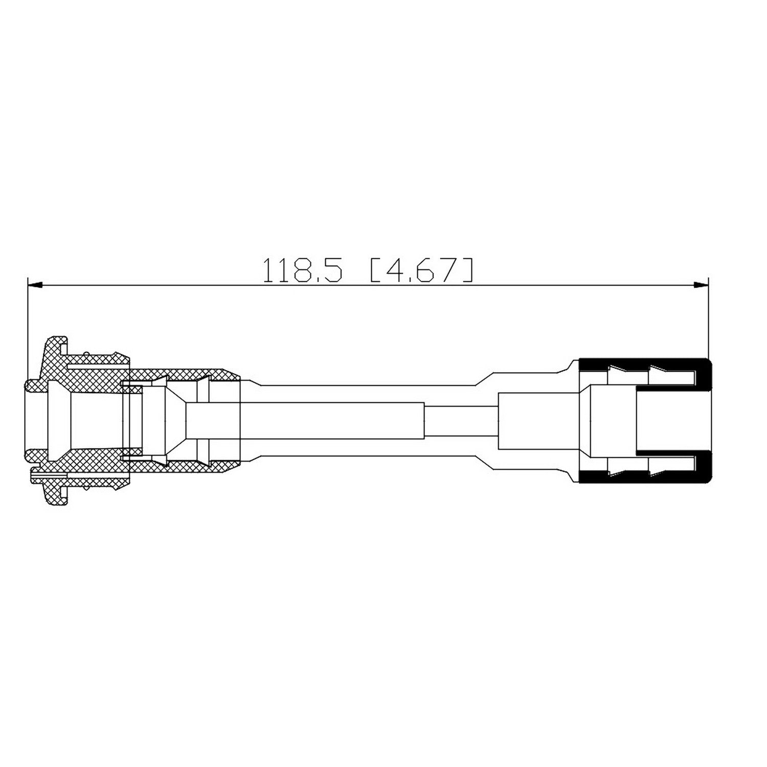 PRENCO Direct Ignition Coil Boot  top view frsport 36-2014