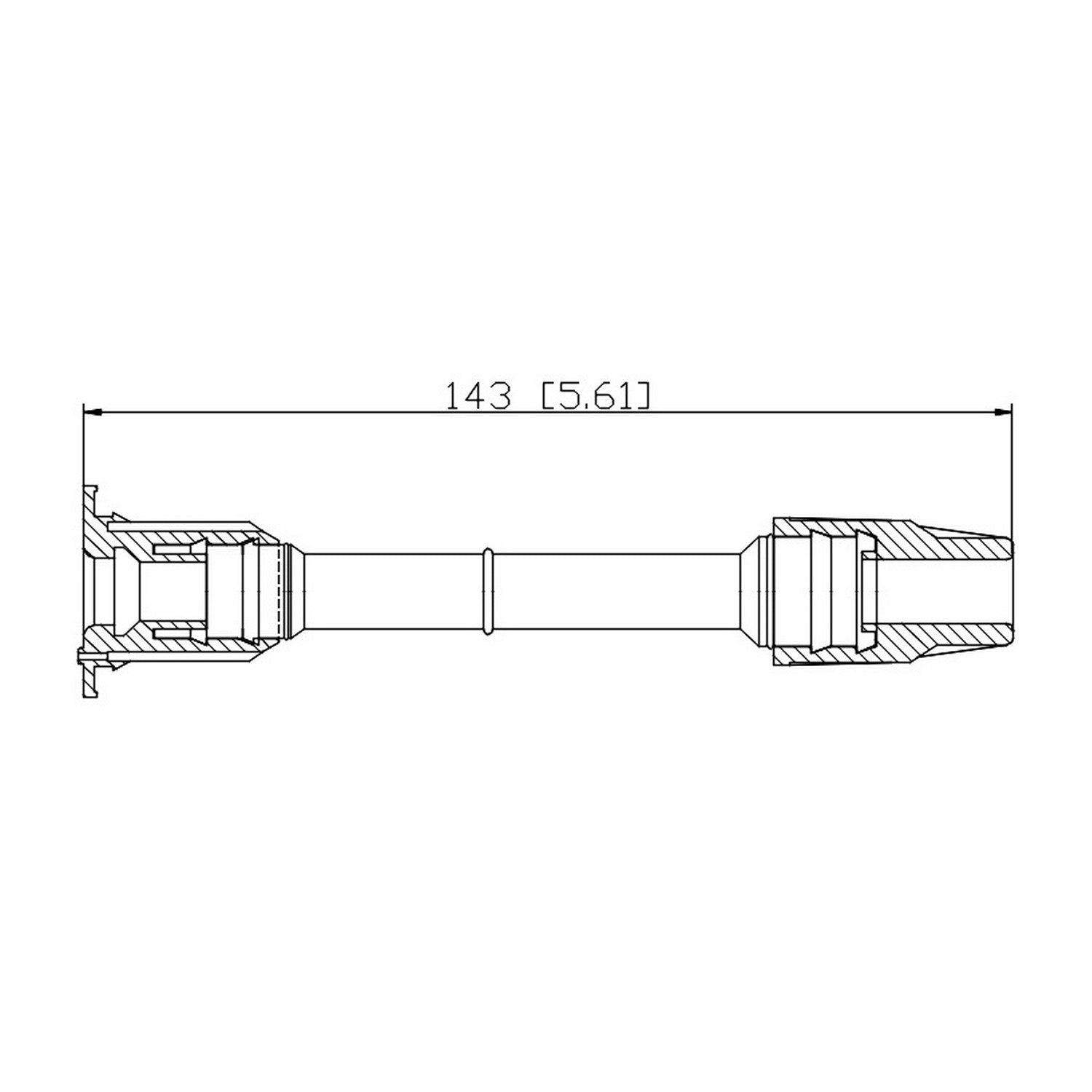 PRENCO Direct Ignition Coil Boot  top view frsport 36-2031