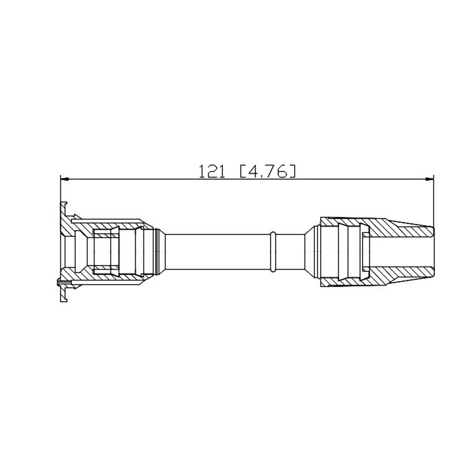 PRENCO Direct Ignition Coil Boot  top view frsport 36-2034