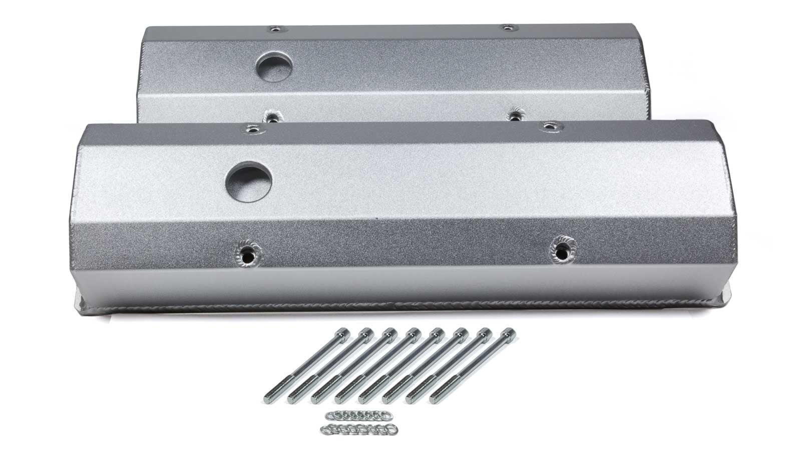 PRW Industries, Inc. Billet Rail Fab. V/C's - SBC Tall Silver PQX4035000