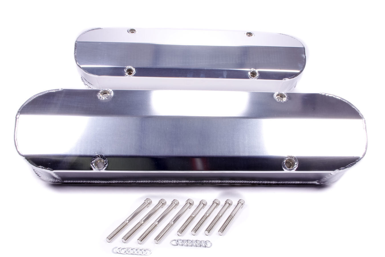 PRW Industries, Inc. Billet Alm. Valve Covers Pontiac V8 301-455 PQX4045501