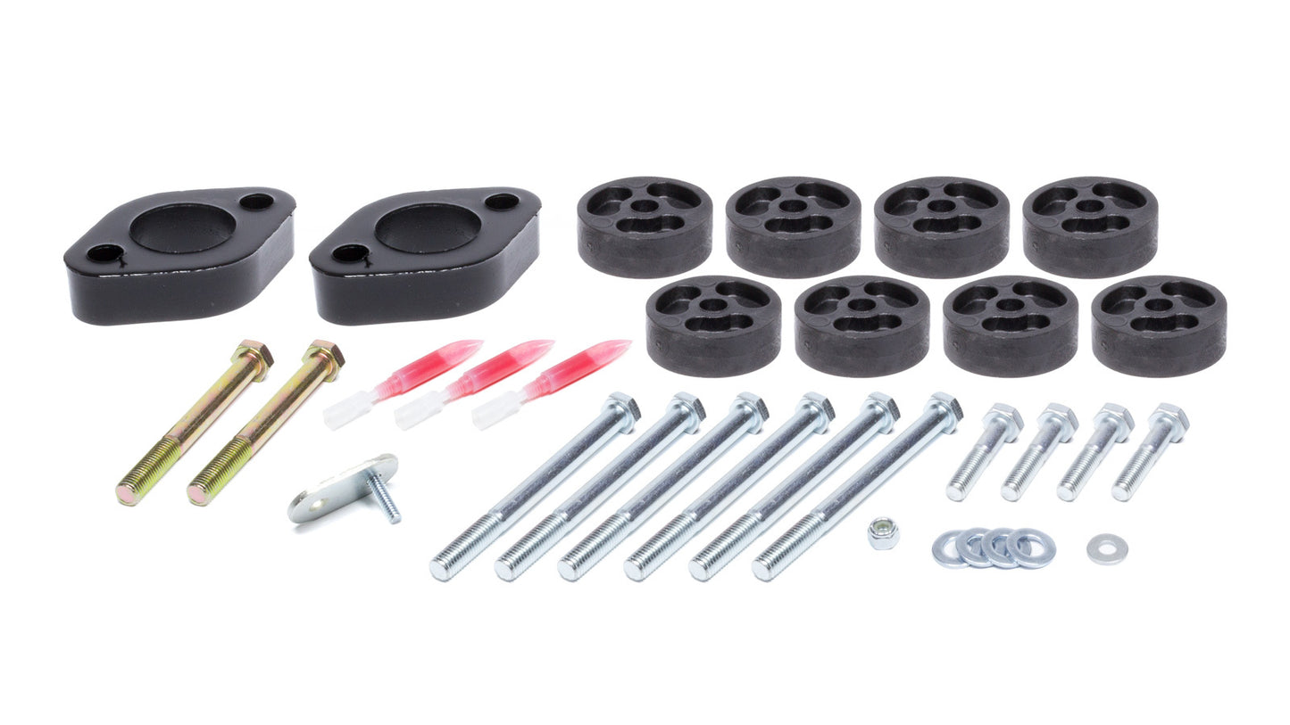 Performance Accessories 12-  Jeep Wrangler JK/JKU 1in Body Lift Kit PRFPA993