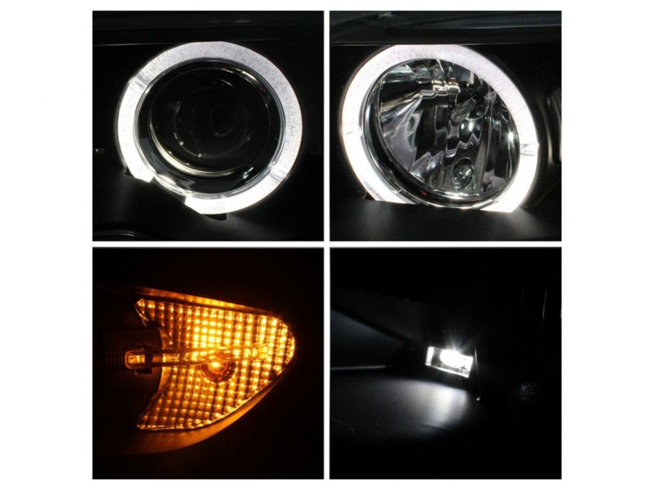 Spyder BMW E46 3-Series 04-06 2 DR Projector Headlight - Halogen Model Only