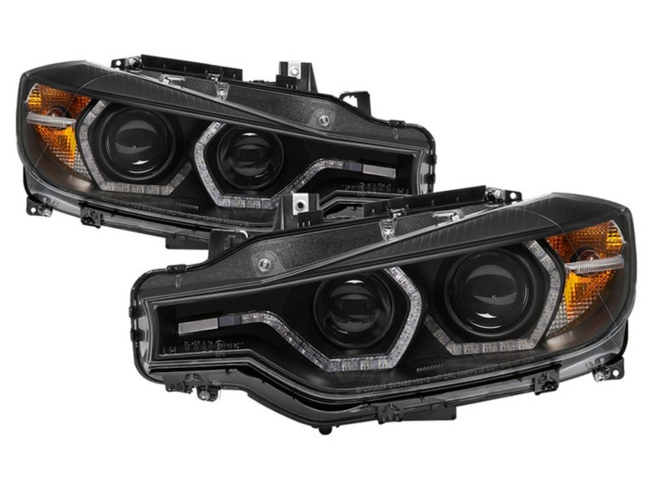 Spyder Headlights PRO-YD-BMWF3012-DRL-BK Item Image