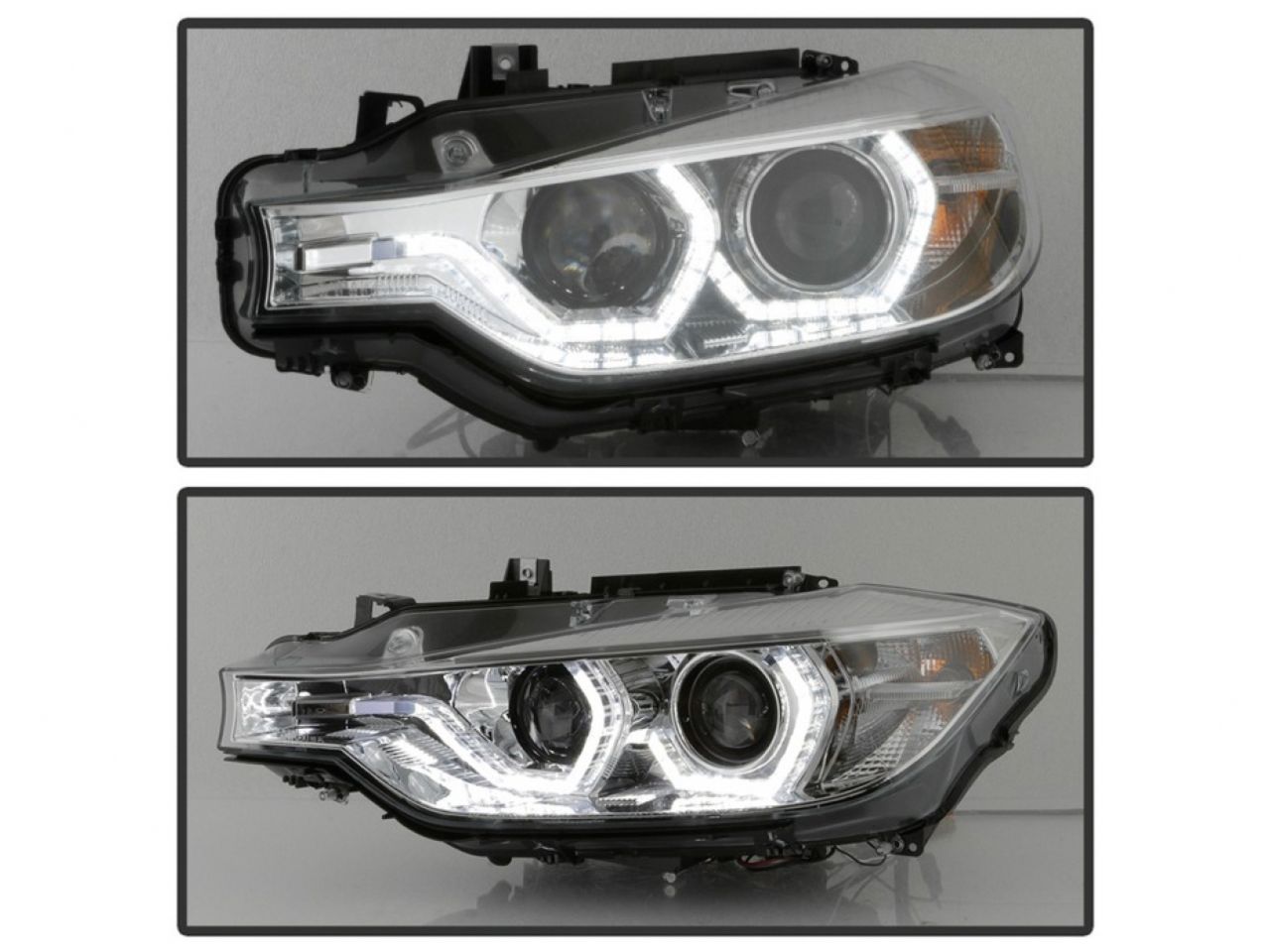 Spyder BMW F30 3 Series 2012 - 2014 4DR Projector Headlights - LED DRL - Chro