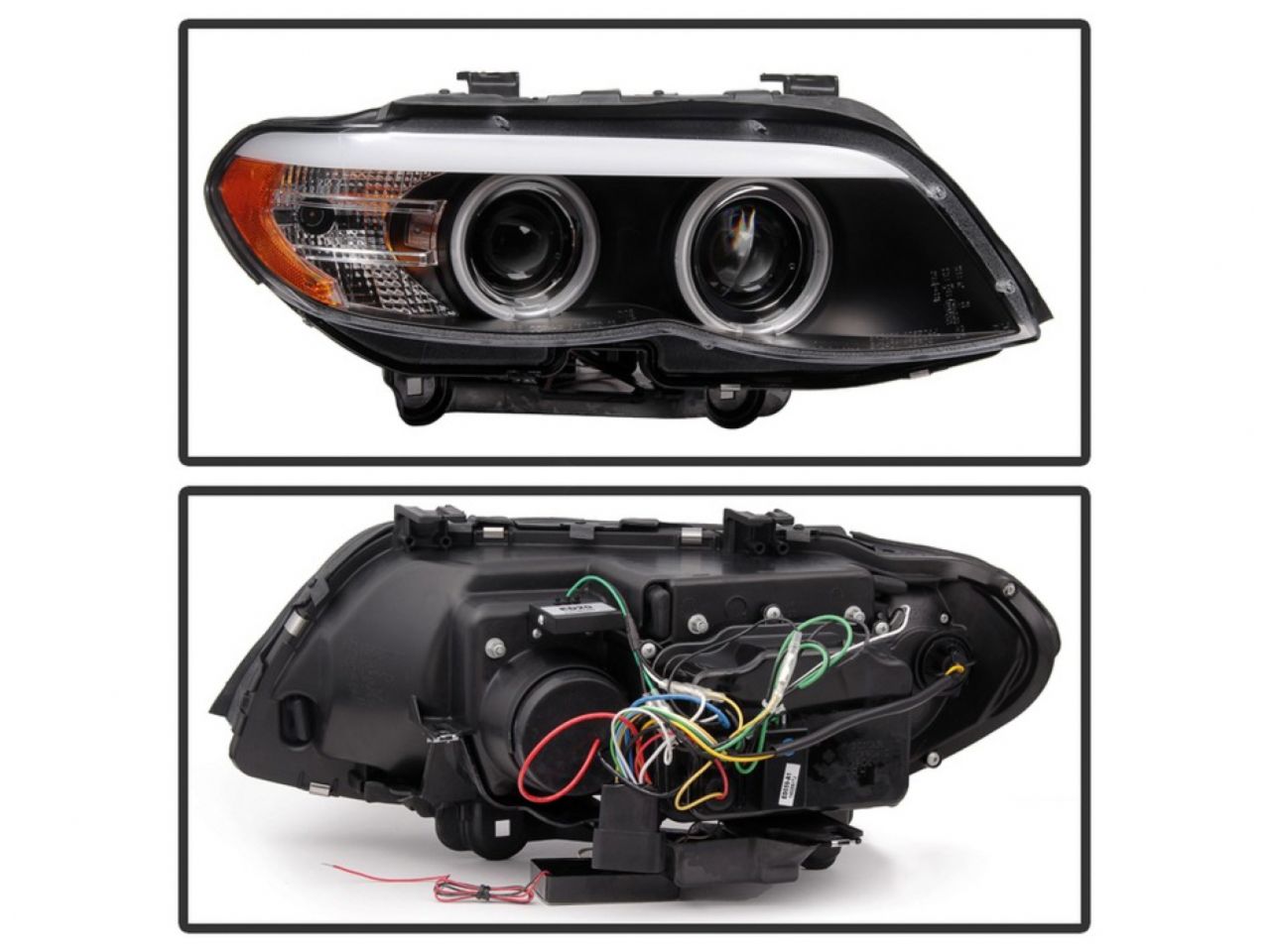 Spyder BMW X5 E53 2004-2006 Dual Projector Headlights - Halogen Model Only (N