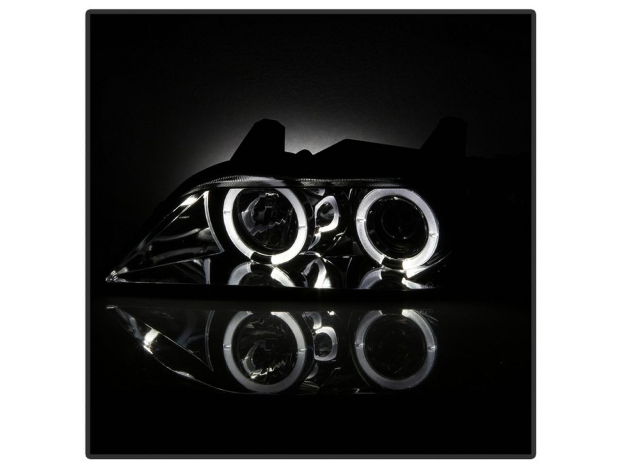 Spyder BMW Z3 96-02 Projector Headlights - LED Halo - Smoke