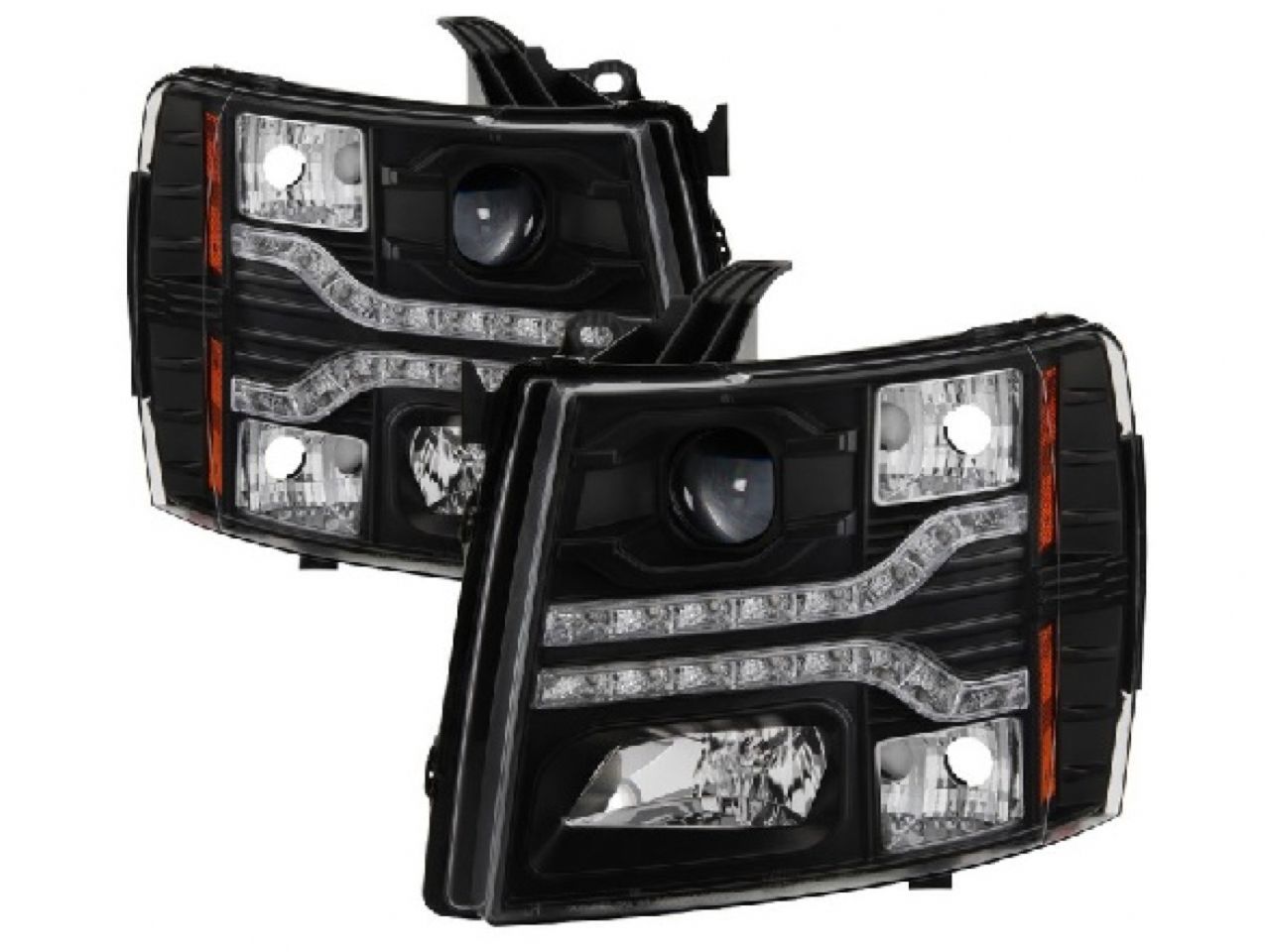 Spyder Headlights PRO-YD-CS07V2-DRL-BK Item Image