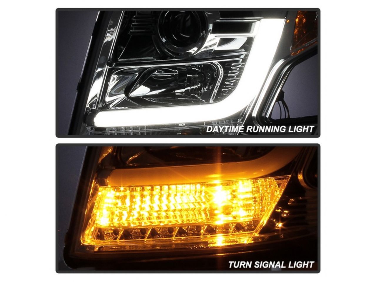 Spyder Chevy Tahoe / Suburban 2015 -2016 Projector Headlights - DRL LED