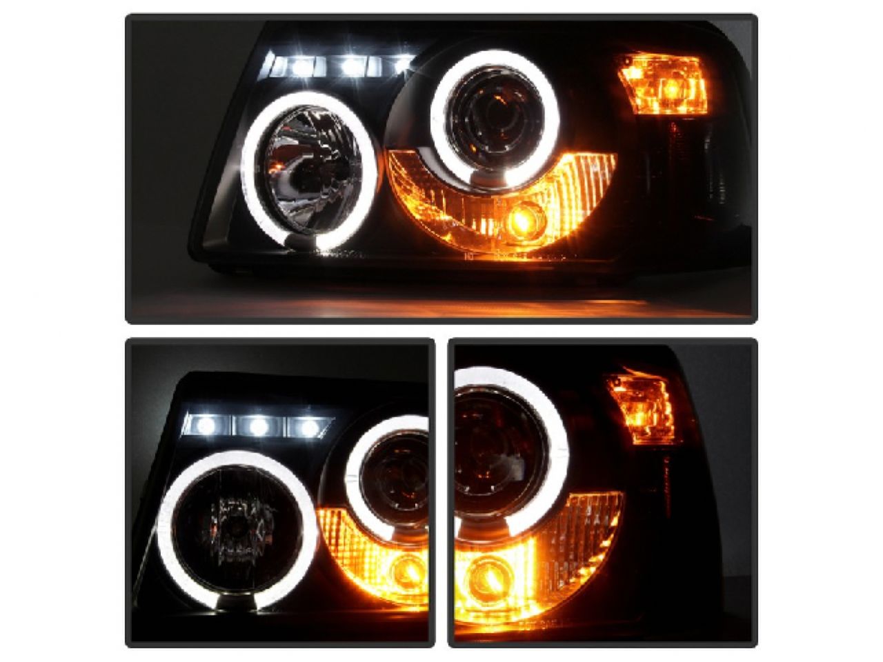 Spyder Ford Ranger 01-11 1PC Projector Headlights