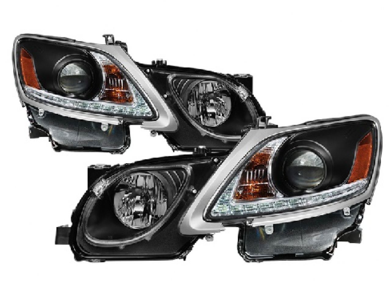 Spyder Headlights PRO-YD-LG06-HID-DRL-BK Item Image