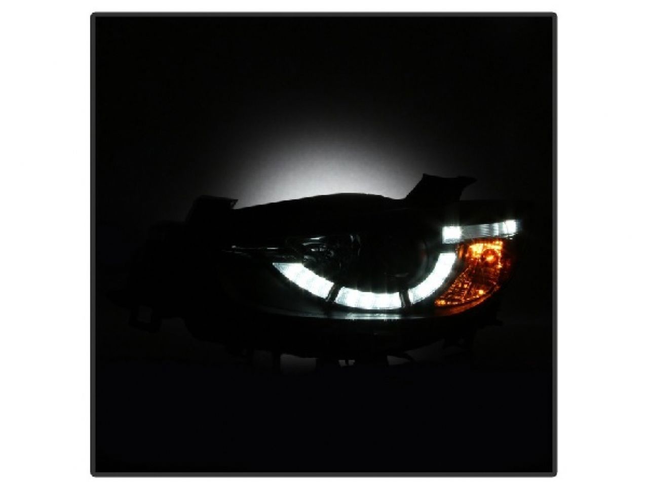 Spyder Mazda CX-5 13-15 Projector Headlights - DRL LED - Black (SKU #5083319) 156YJ