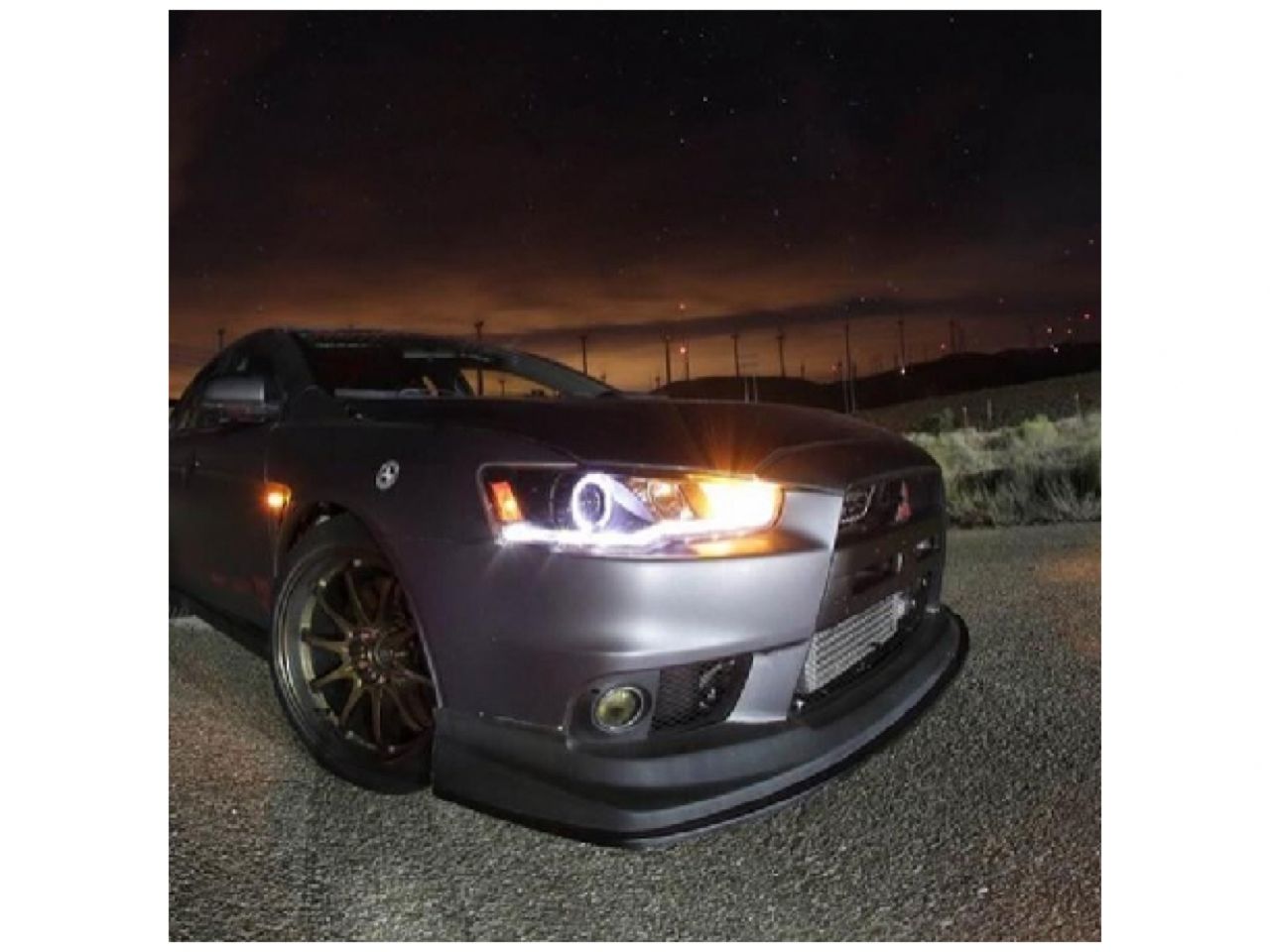 Spyder Mitsubishi Lancer / EVO-10 08-14 Projector Headlights - Halogen Model