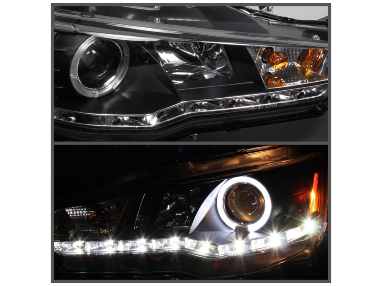 Spyder Mitsubishi Lancer / EVO-10 08-14 Projector Headlights - Xenon/HID Mode