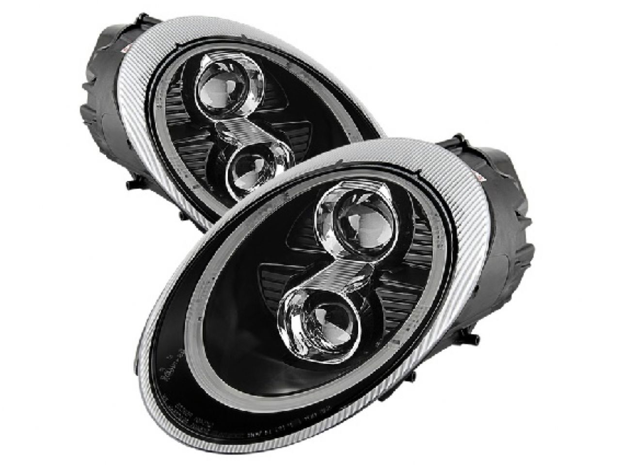 Spyder Headlights PRO-YD-P99705-DRL-BK Item Image