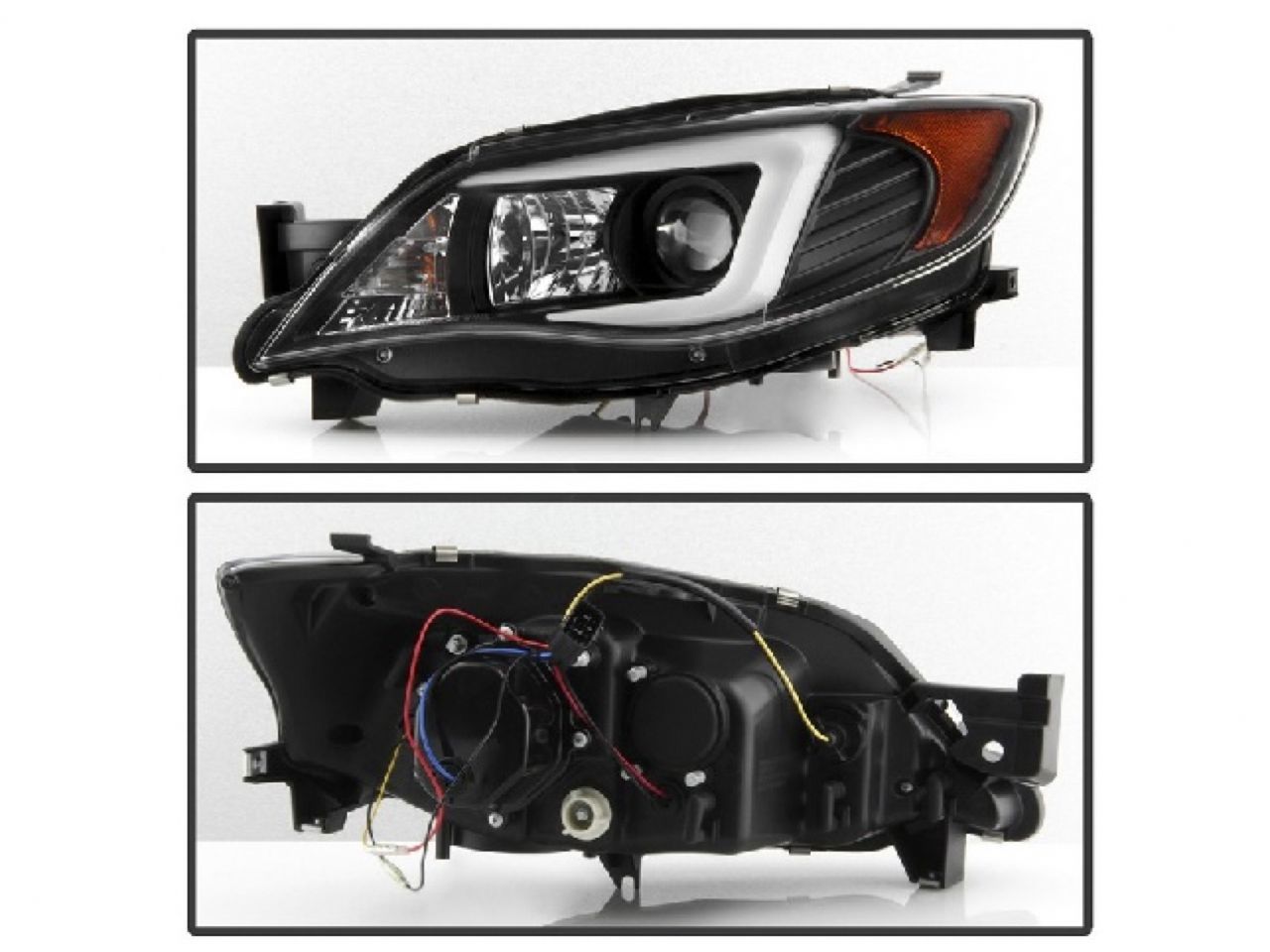 Spyder Subaru Impreza WRX 2008-2014 Projector Headlights - Halogen Model Only