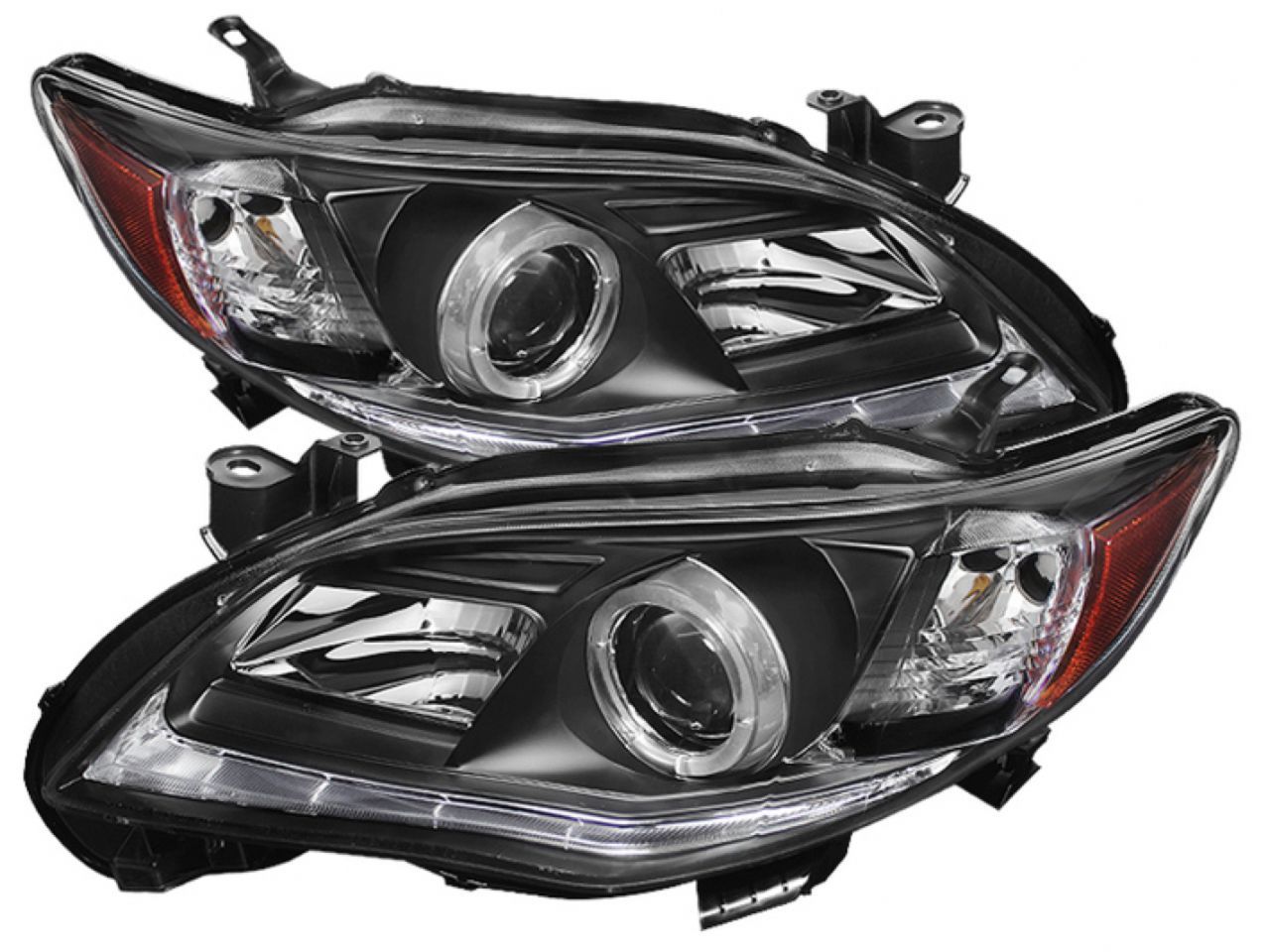 Spyder Toyota Corolla 11-13 Projector Headlights - Halogen Model Only