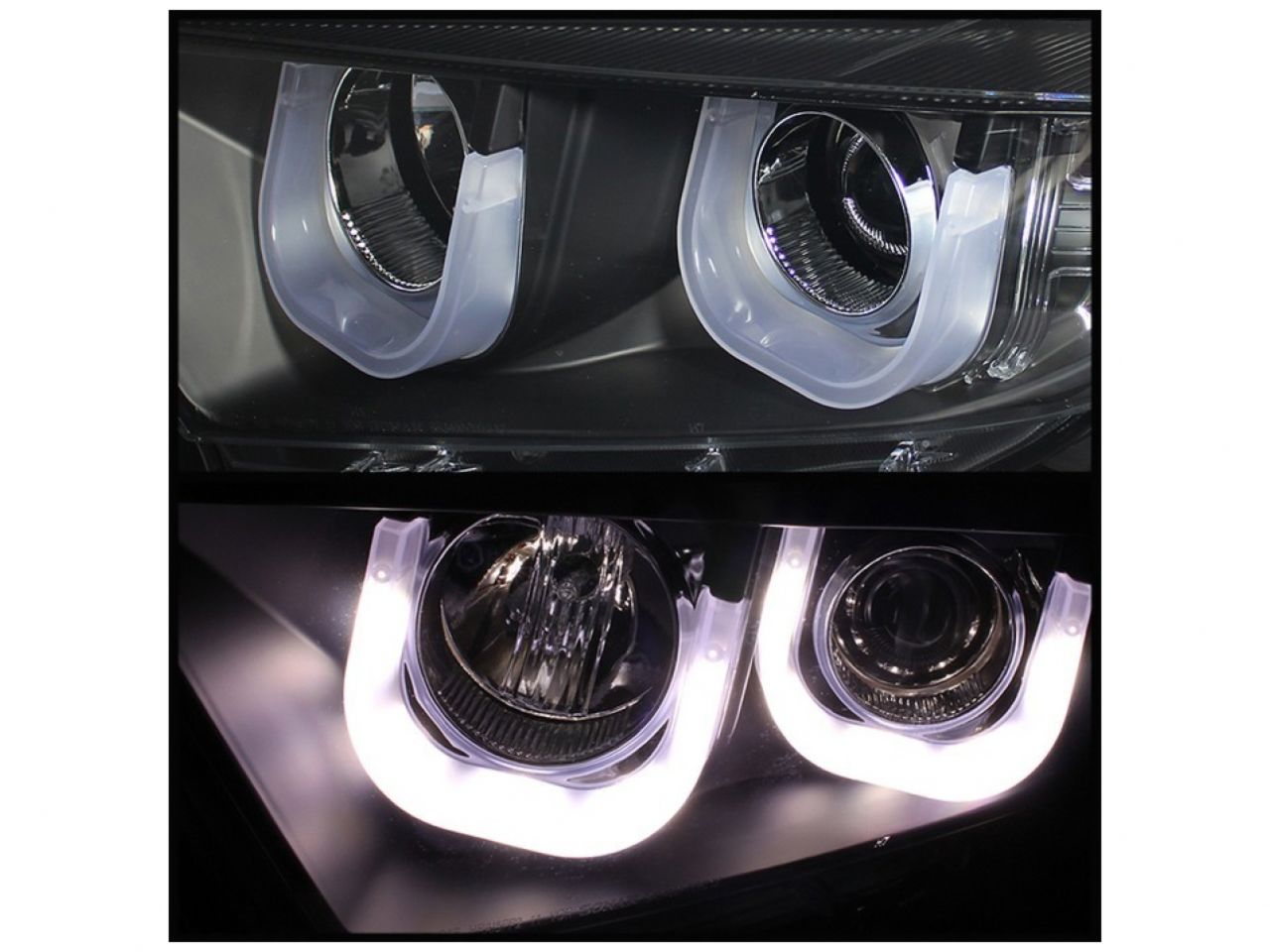 Spyder Toyota Highlander 11-13 Projector Headlights - 3D DRL