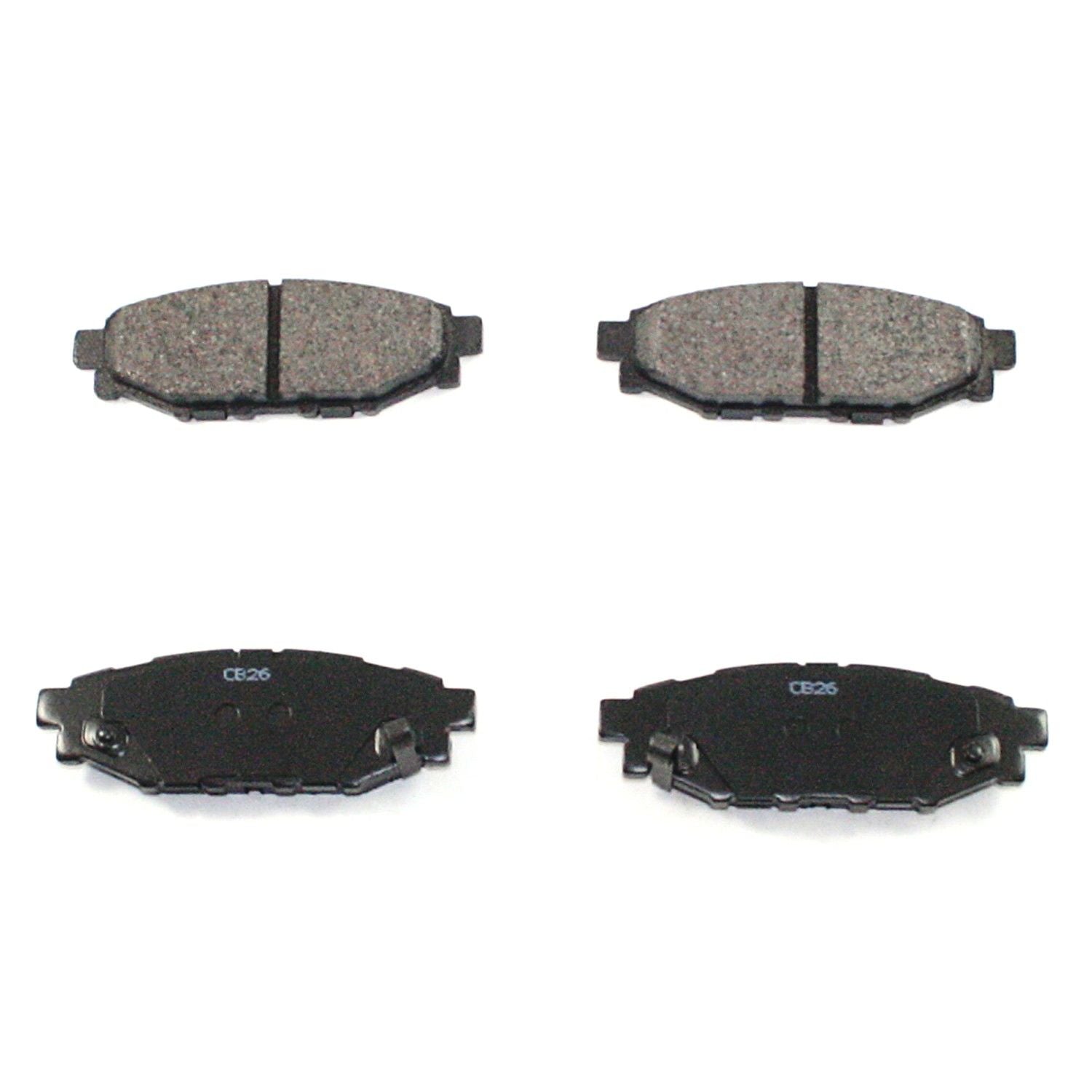 DuraGo DuraGoÂ® Premium Brake Pad  top view frsport BP1114MS