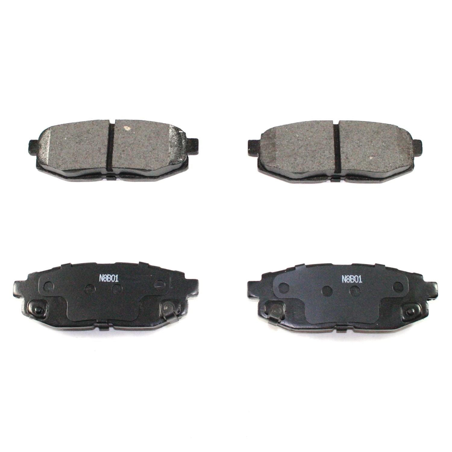 DuraGo DuraGoÂ® Premium Brake Pad  top view frsport BP1124C