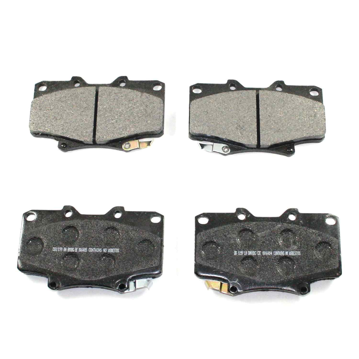 DuraGo DuraGoÂ® Premium Brake Pad  top view frsport BP502C