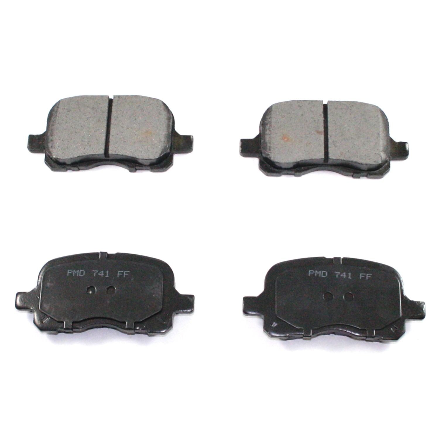 DuraGo DuraGoÂ® Premium Brake Pad  top view frsport BP741C