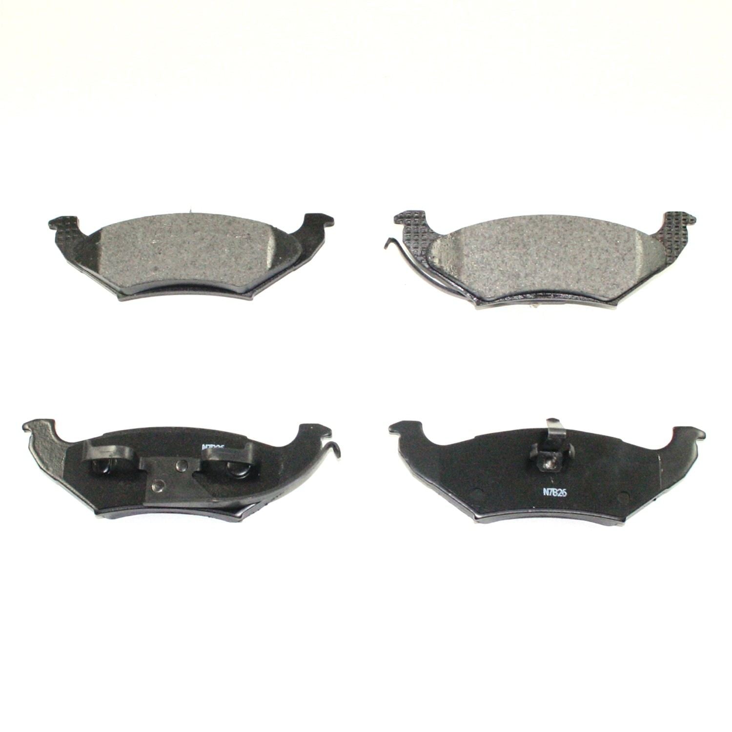 DuraGo DuraGoÂ® Premium Brake Pad  top view frsport BP751MS