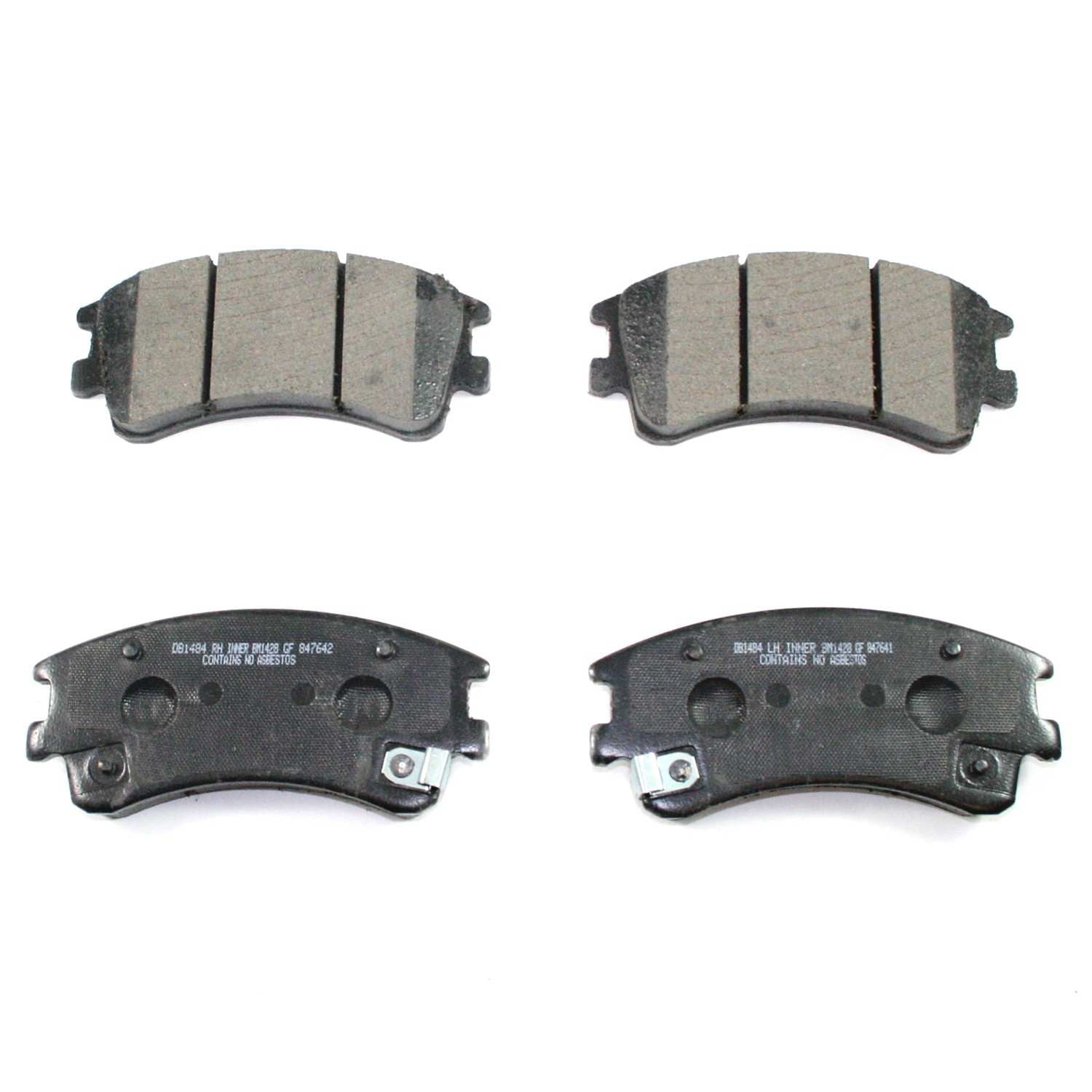 DuraGo DuraGoÂ® Premium Brake Pad  top view frsport BP957C