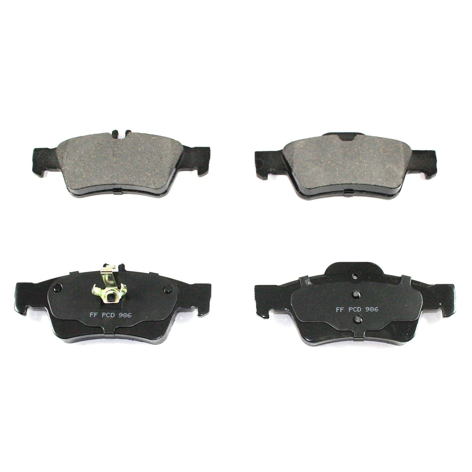 DuraGo DuraGoÂ® Premium Brake Pad  top view frsport BP986C