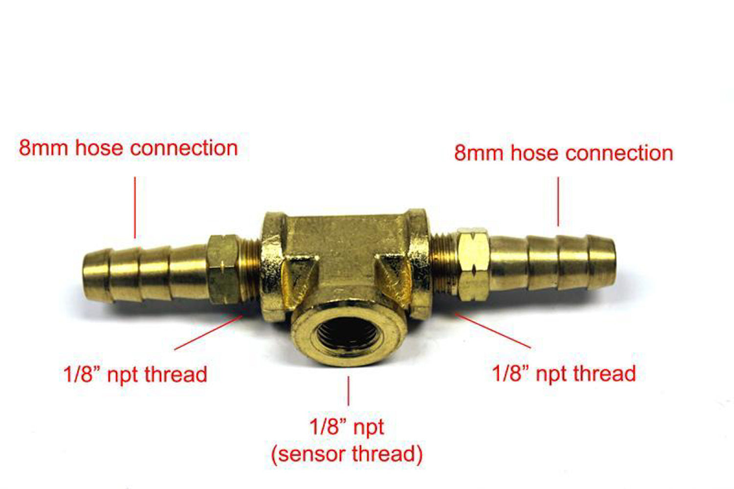 Prosport T - Fitting Adaptor For Fuel Pressure Sensor