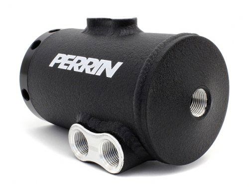 Perrin Black Air Oil Separator - Subaru WRX / STI 08-14 w/ TMIC *Discontinued