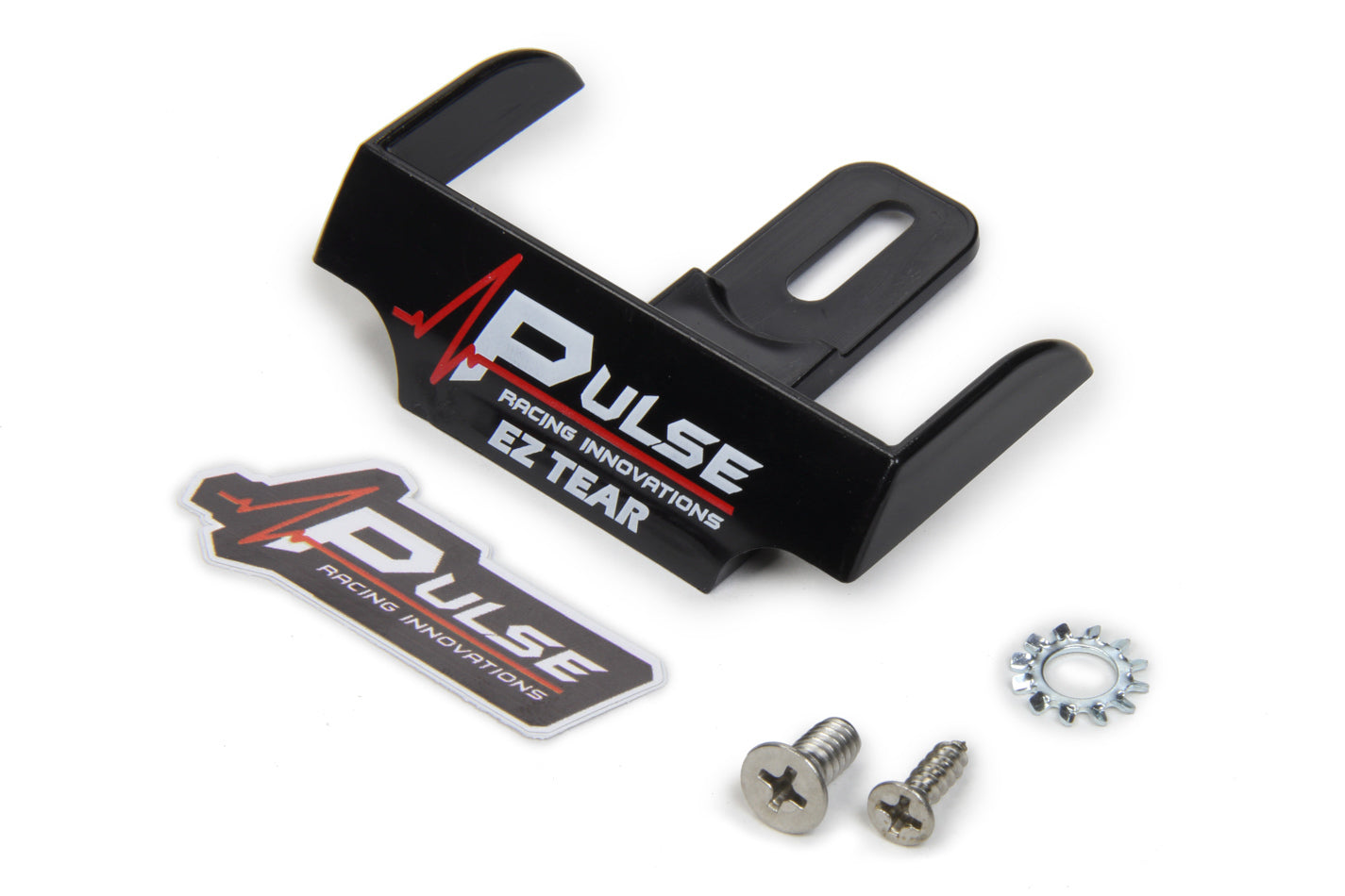 Pulse Racing Innovations EZ Tear Shield Mounted Black PULEZTS101BK