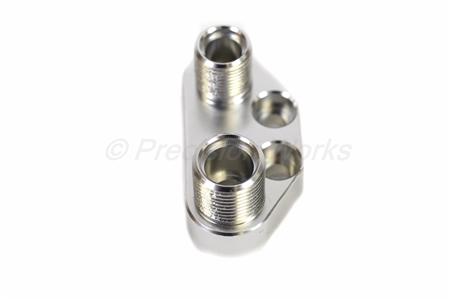 PrivateLabelMfg Precision Works AC Compressor Adapter Fitting Sanden SD7B10 7176 Billet Aluminum