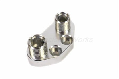 PrivateLabelMfg Precision Works AC Compressor Adapter Fitting Sanden SD7B10 7176 Billet Aluminum