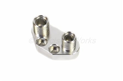 PrivateLabelMfg Precision Works AC Compressor Adapter Fitting Sanden SD7B10 7176 Billet Aluminum