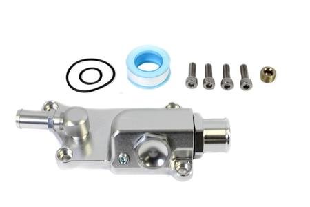 PLM Precision Works K Series Upper Coolant Housing - Straight Inlet Hose Fitting For K20Z3 K24 *Discontinued
