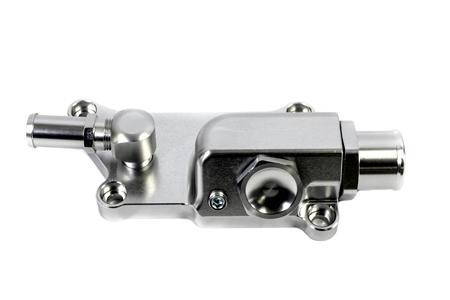 PLM Precision Works K Series Upper Coolant Housing - Straight Inlet Hose Fitting For K20Z3 K24 *Discontinued