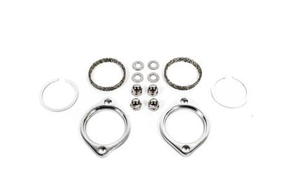 PLM Precision Works Flange Gasket Hardware For Harley Davidson Exhaust Install Kit 84-15 *Discontinued
