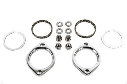 PLM Precision Works Flange Gasket Hardware For Harley Davidson Exhaust Install Kit 84-15 *Discontinued