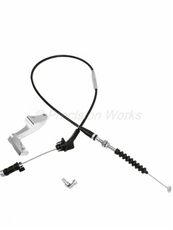 PLM Precision Works K-Series Throttle Cable + Bracket OEM Type S Throttle Body *Discontinued