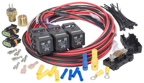 Painless Dual Activation/Dual Fan Relay Kit on 185 off 175 PWI30117