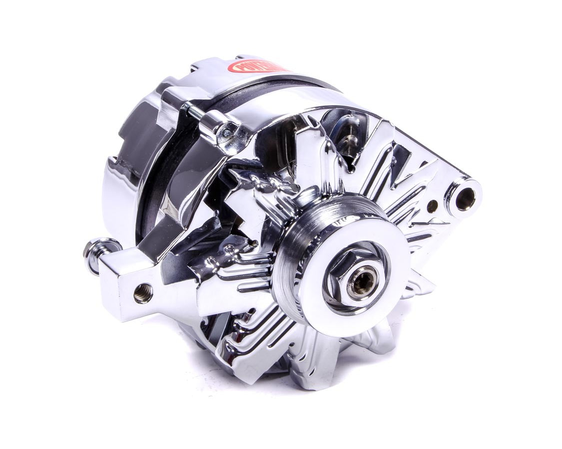 Powermaster Performance Chrome Ford Alternator 75 Amp PWM17078