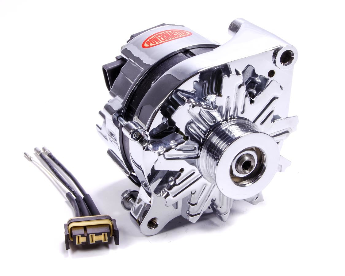 Powermaster Performance Chrome Ford 2G 85amp Alternator PWM17735